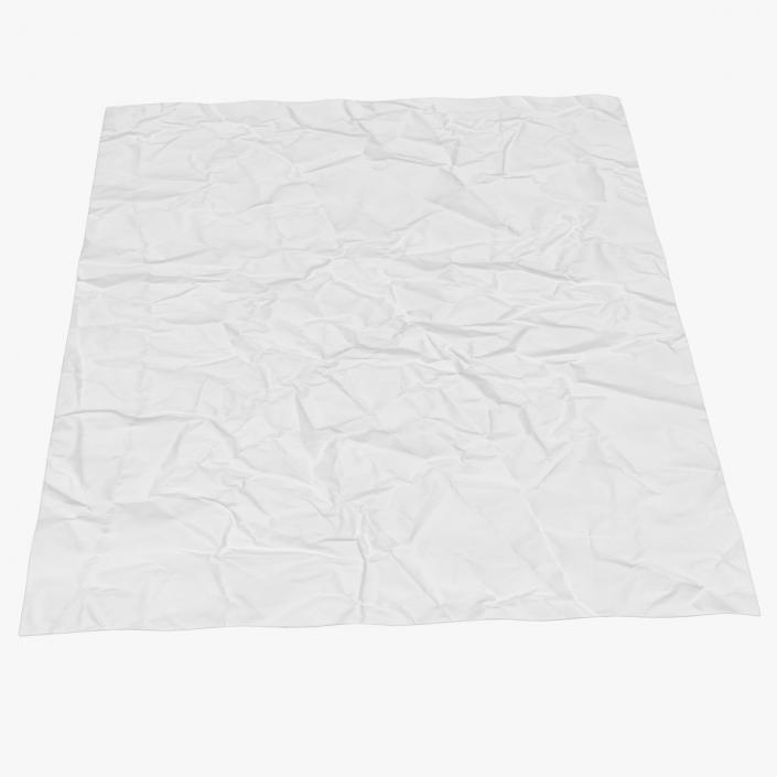 3D model Crumpled Paper Sheet