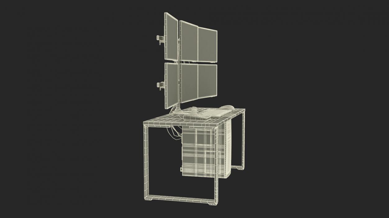 3D Factory Computer Monitors Light