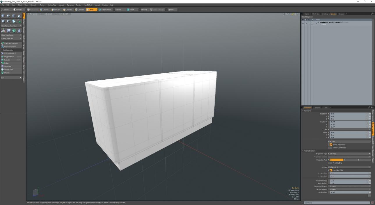 3D Workshop Tool Cabinet