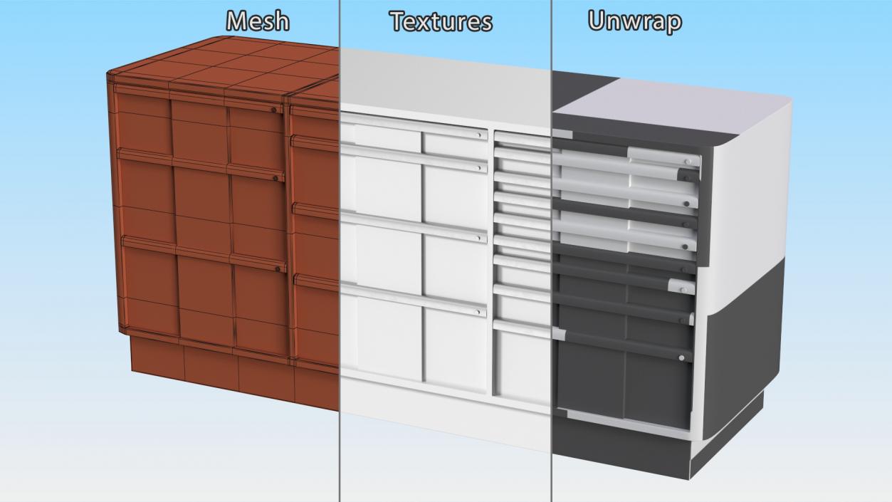 3D Workshop Tool Cabinet