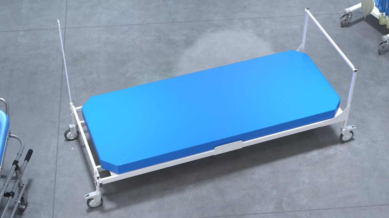 3D Stryker Emergency Relief Bed Flat model