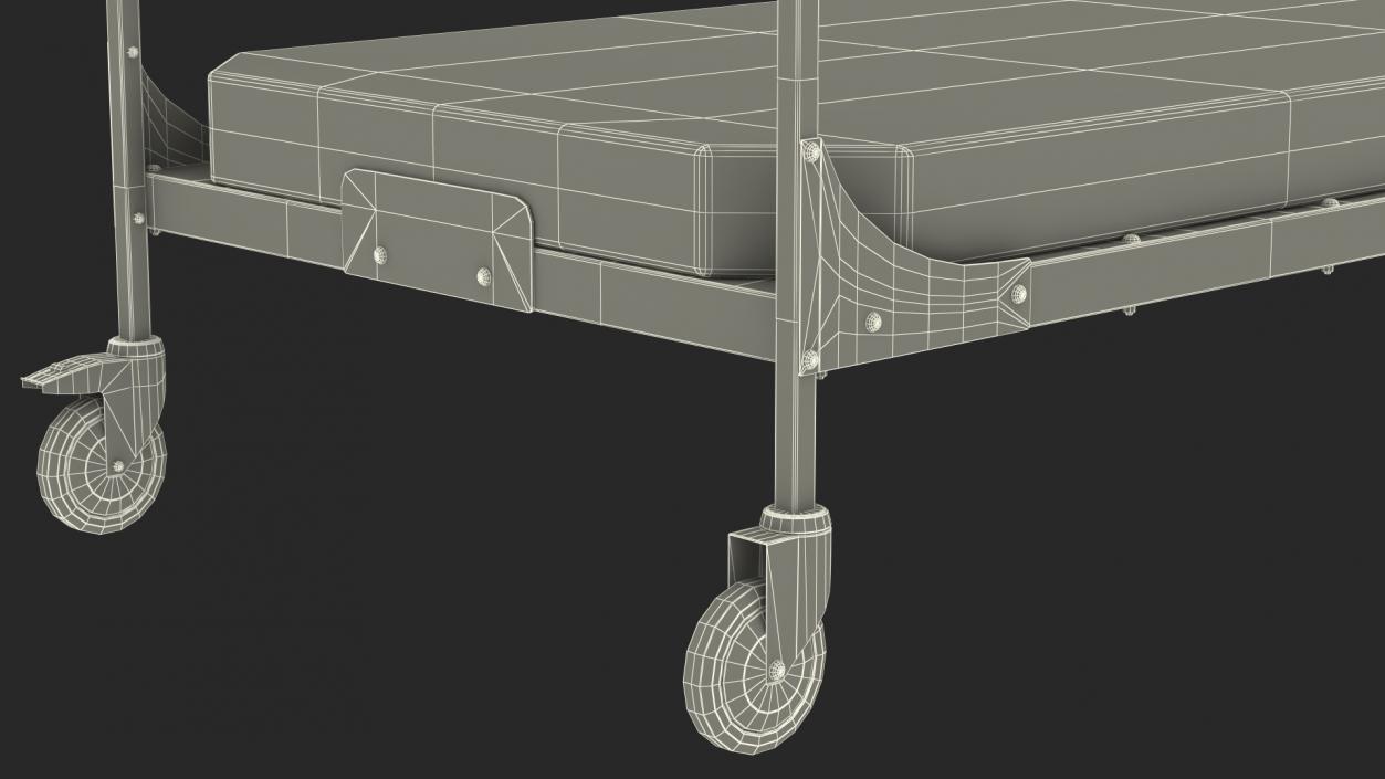 3D Stryker Emergency Relief Bed Flat model