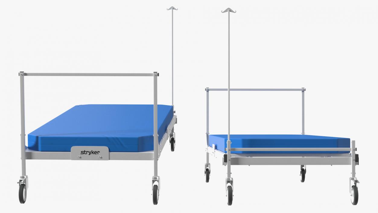 3D Stryker Emergency Relief Bed Flat model