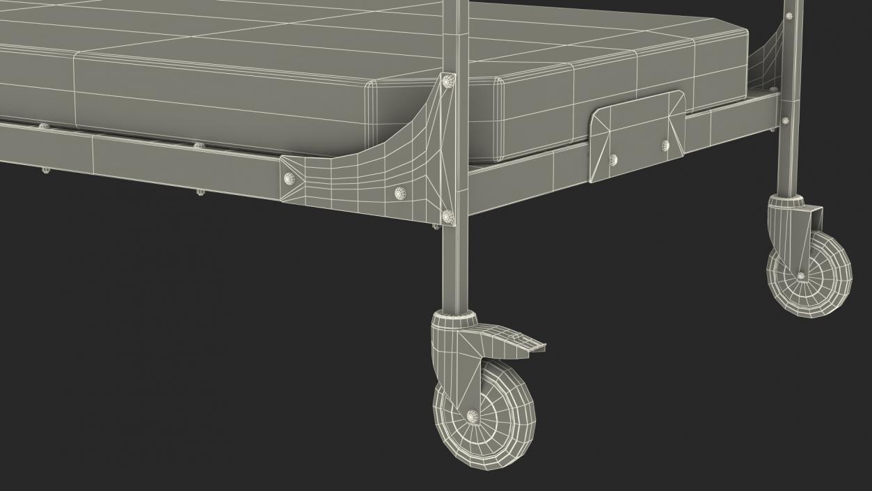 3D Stryker Emergency Relief Bed Flat model