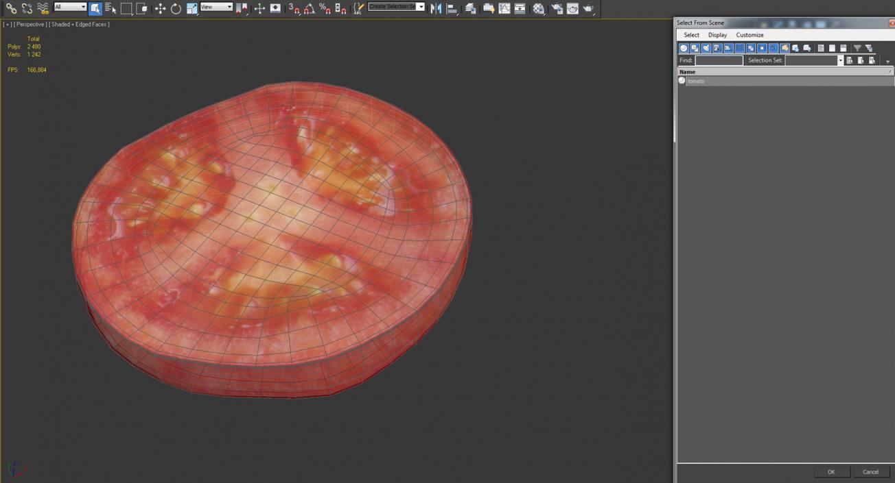 Tomato Slice 3D