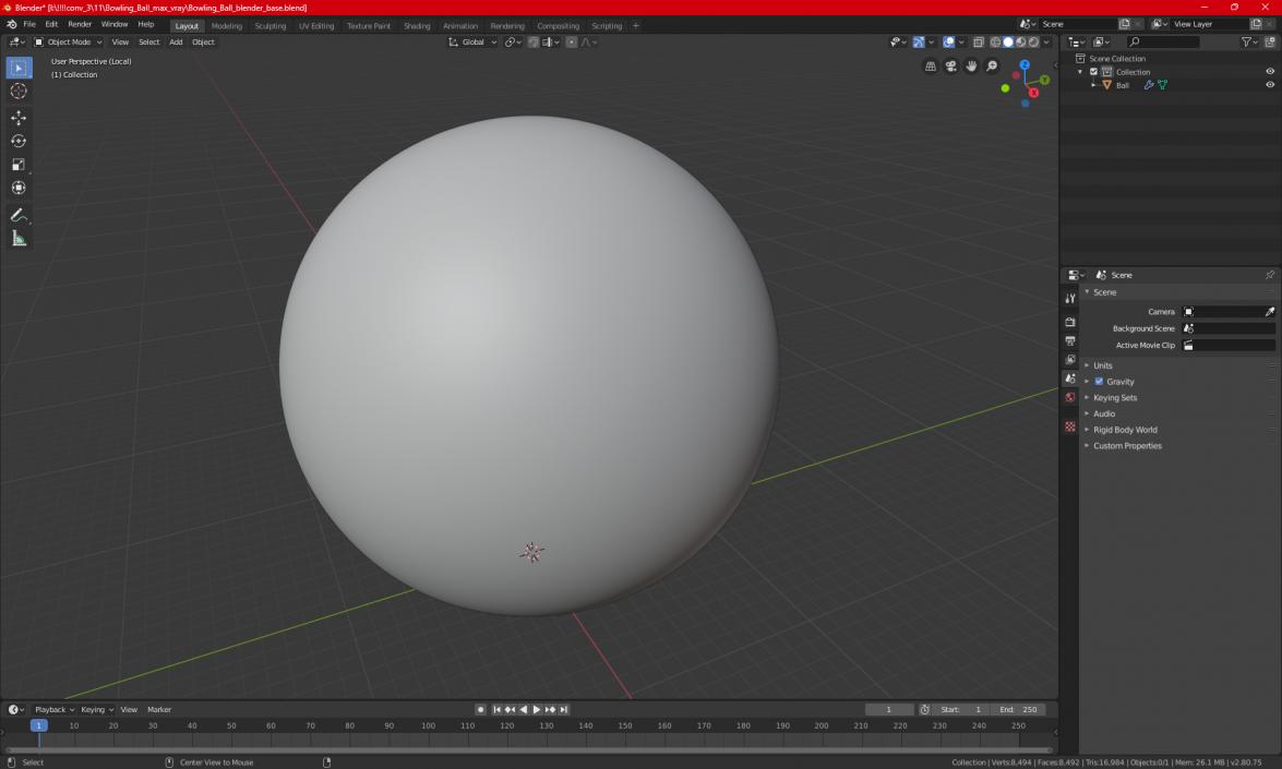 Bowling Ball 3D