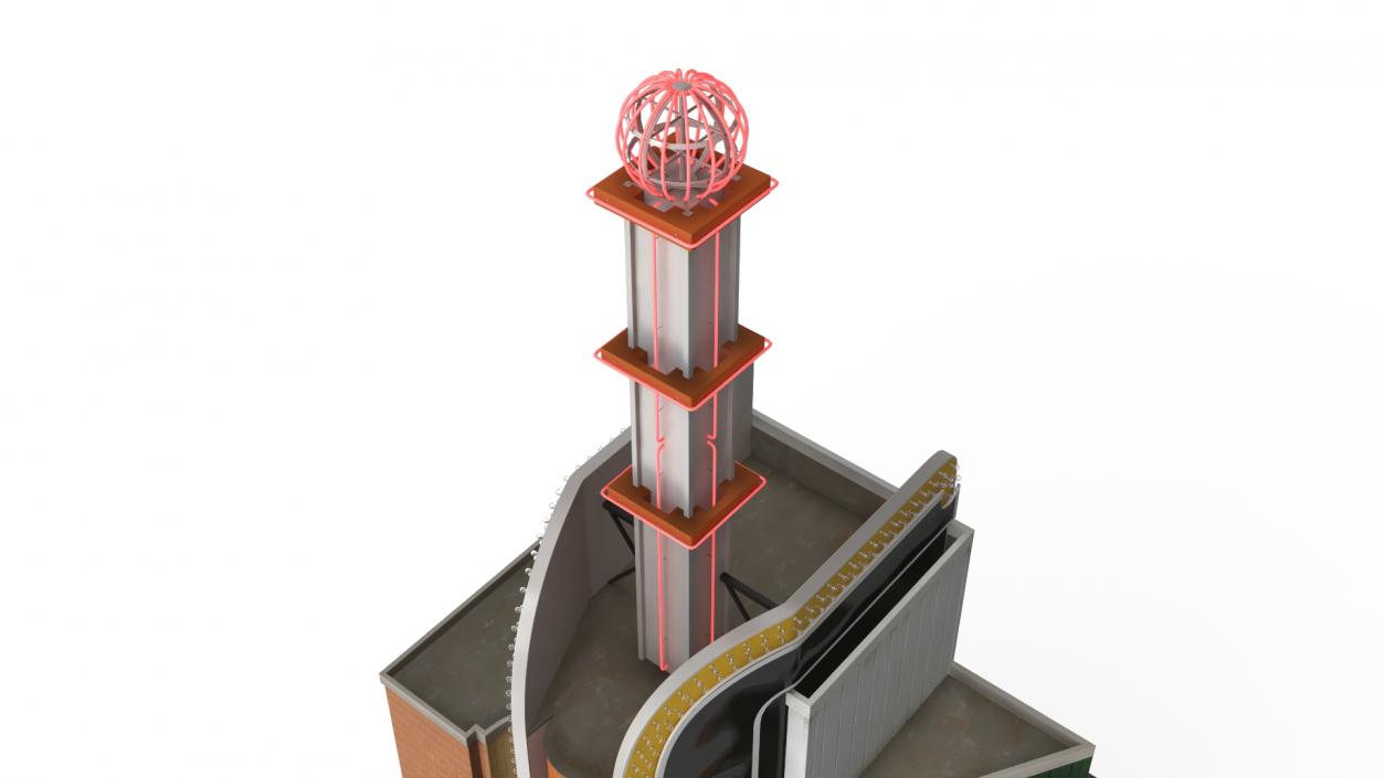 3D Theater Buildings Collection model