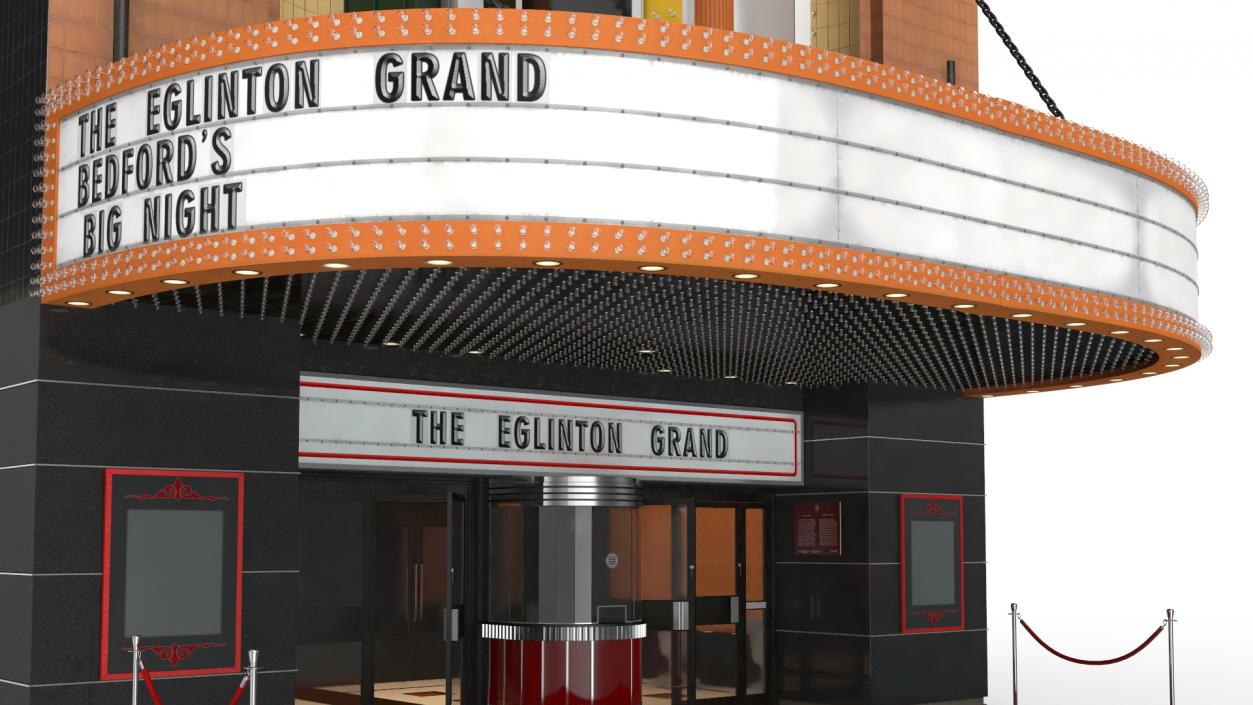 3D Theater Buildings Collection model