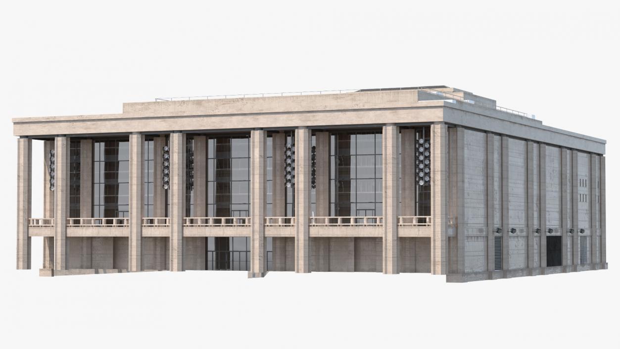 3D Theater Buildings Collection model