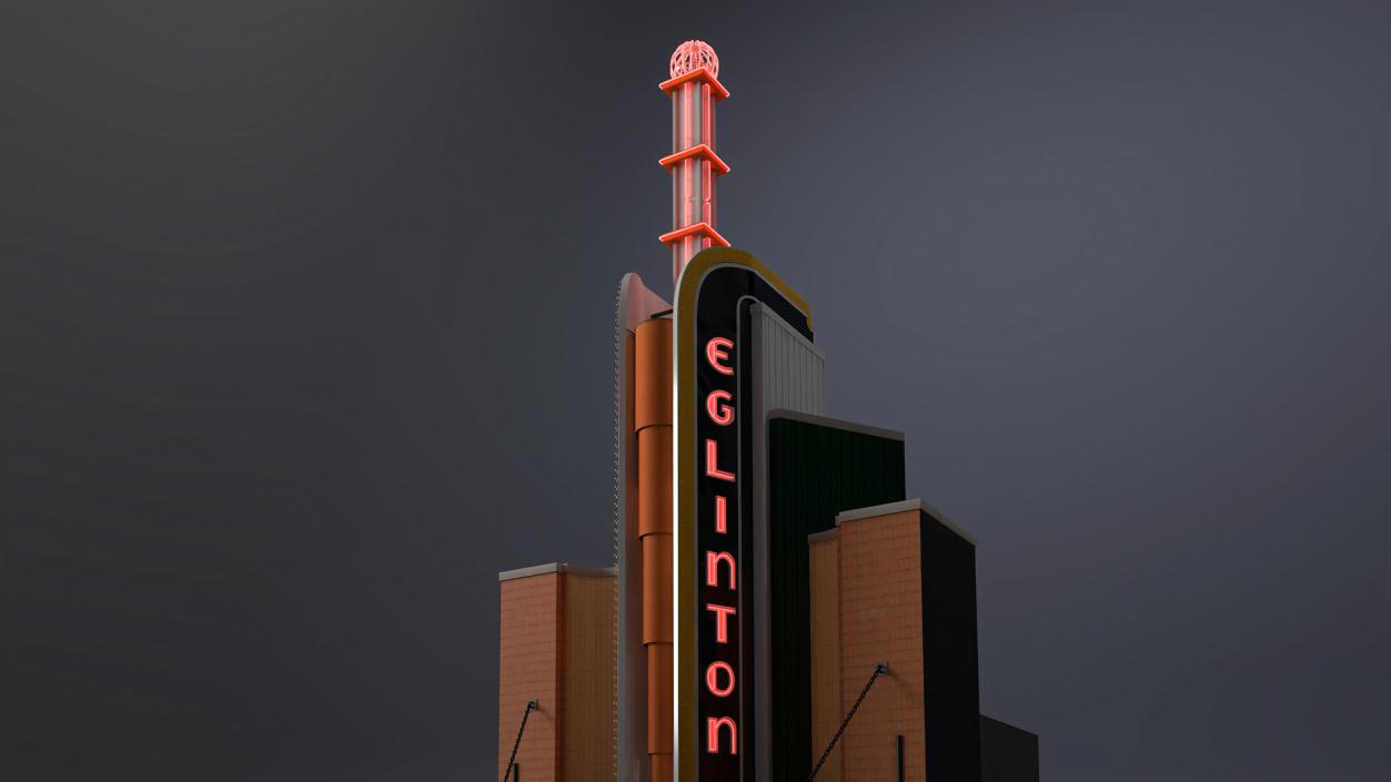 3D Theater Buildings Collection model