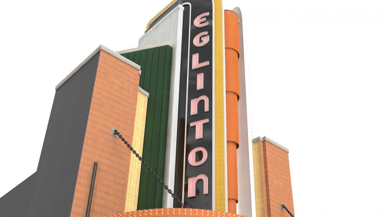 3D Theater Buildings Collection model