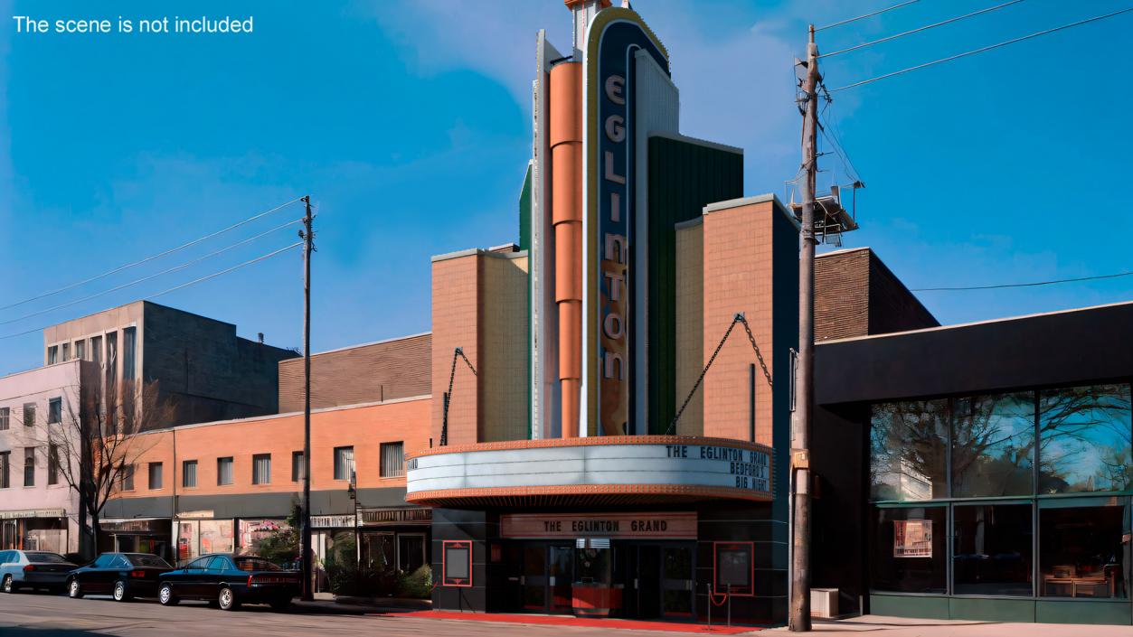 3D Theater Buildings Collection model