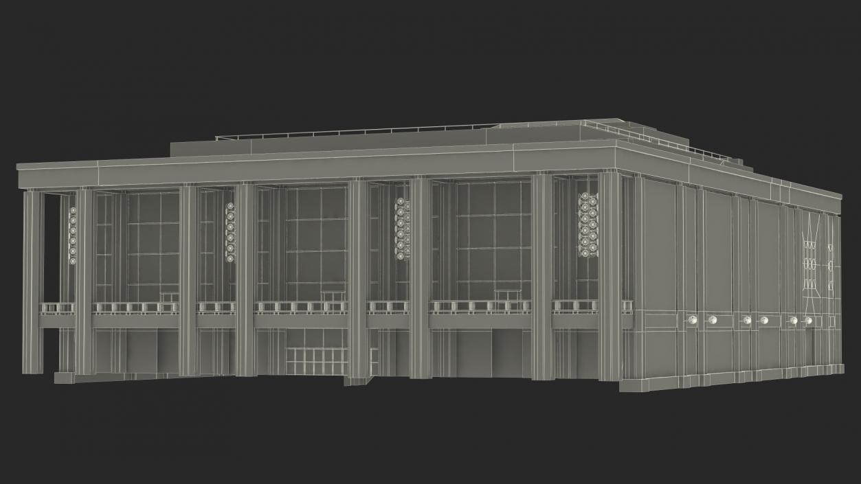 3D Theater Buildings Collection model