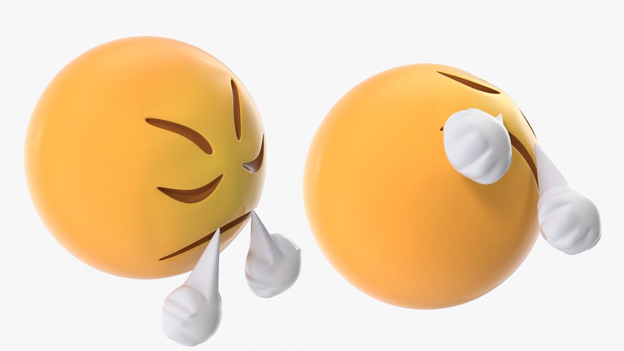 3D Emoji Angry Faces Collection model