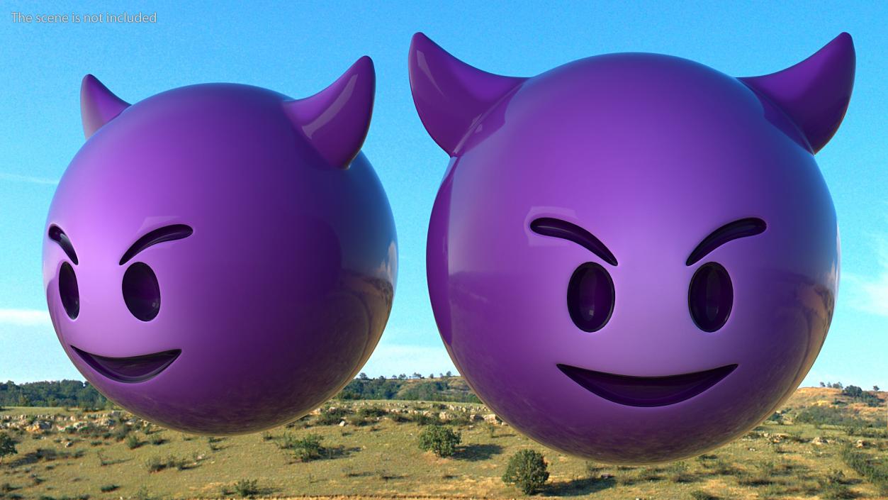 3D Emoji Angry Faces Collection model