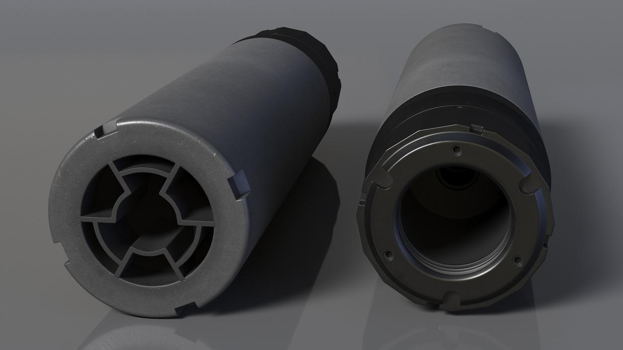 3D Suppressor for Assault Rifle model