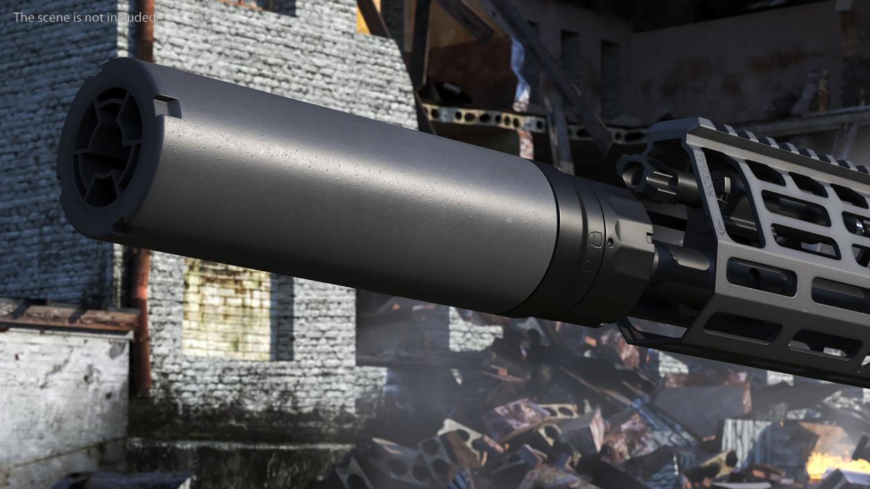 3D Suppressor for Assault Rifle model