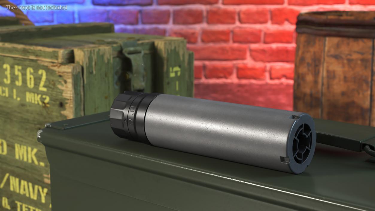 3D Suppressor for Assault Rifle model