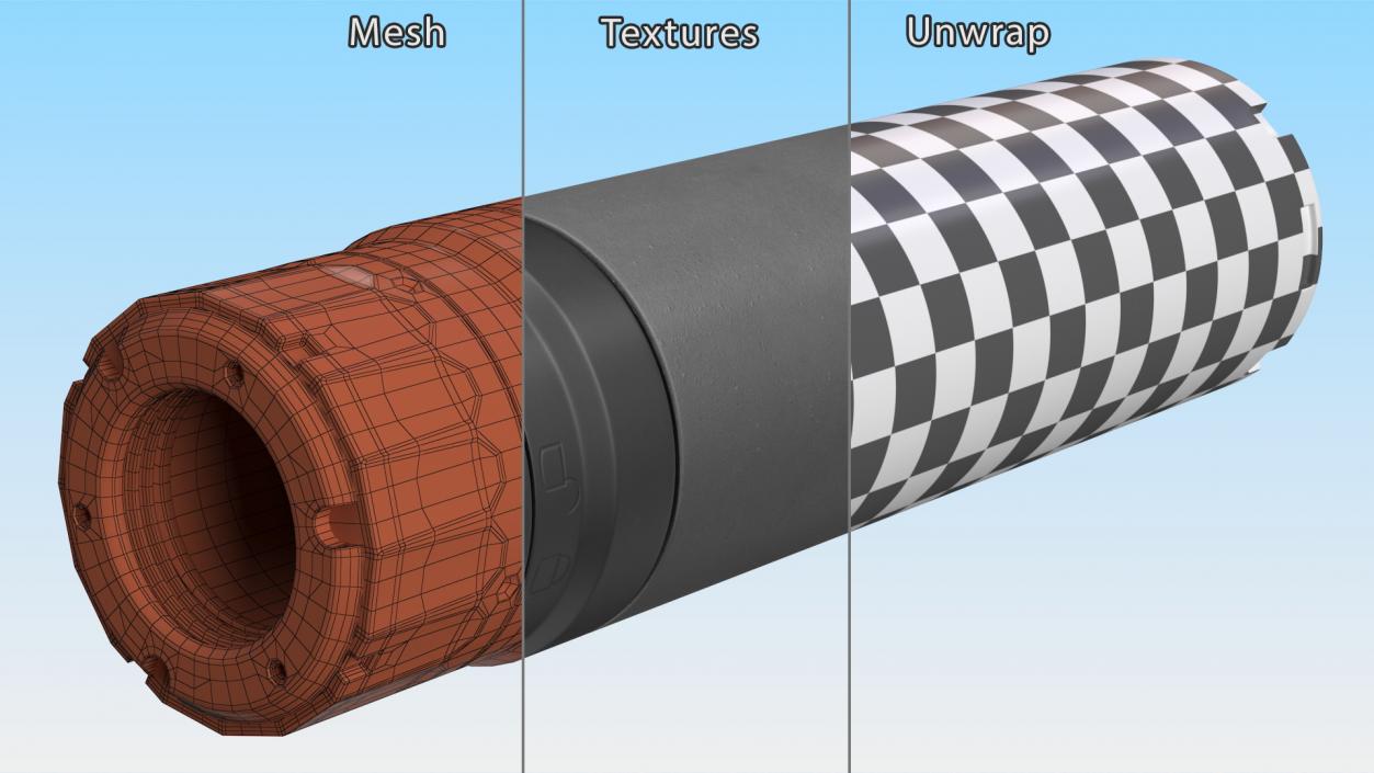 3D Suppressor for Assault Rifle model