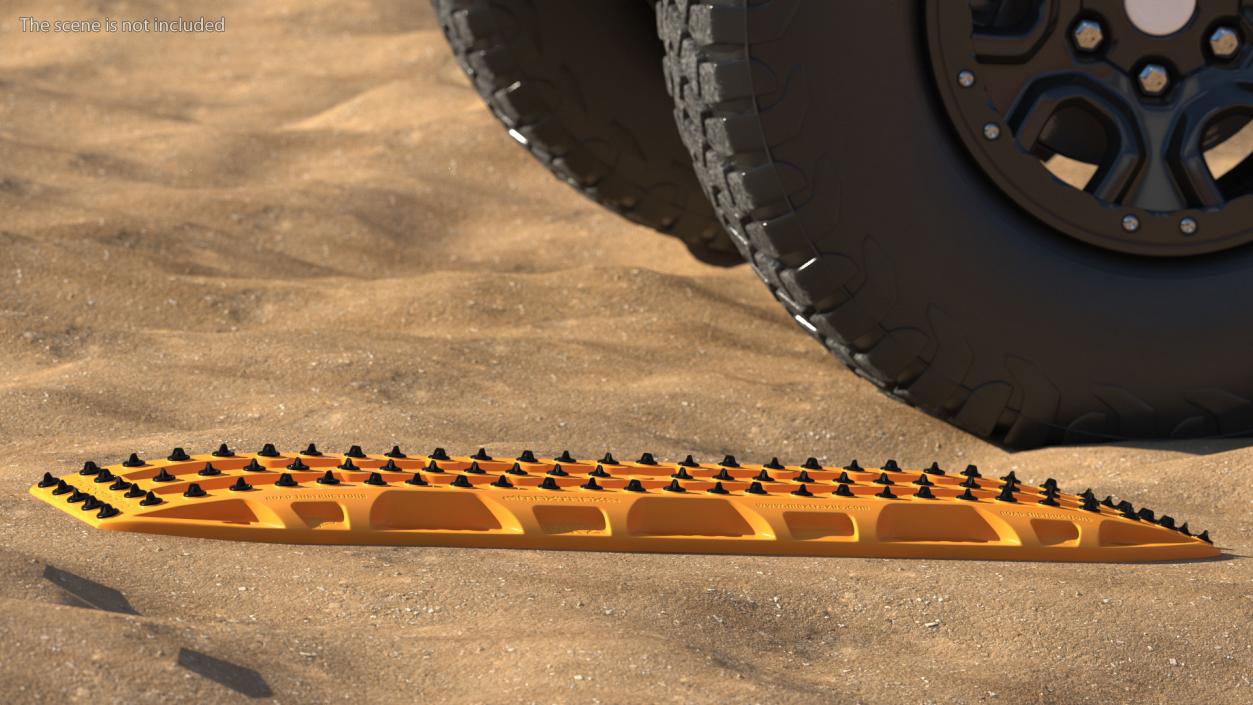 3D model Off Road Recovery Board Orange