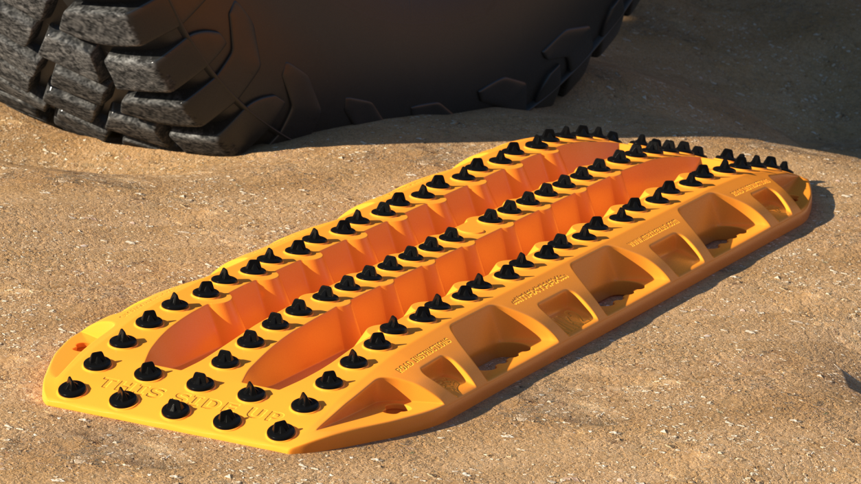 3D model Off Road Recovery Board Orange