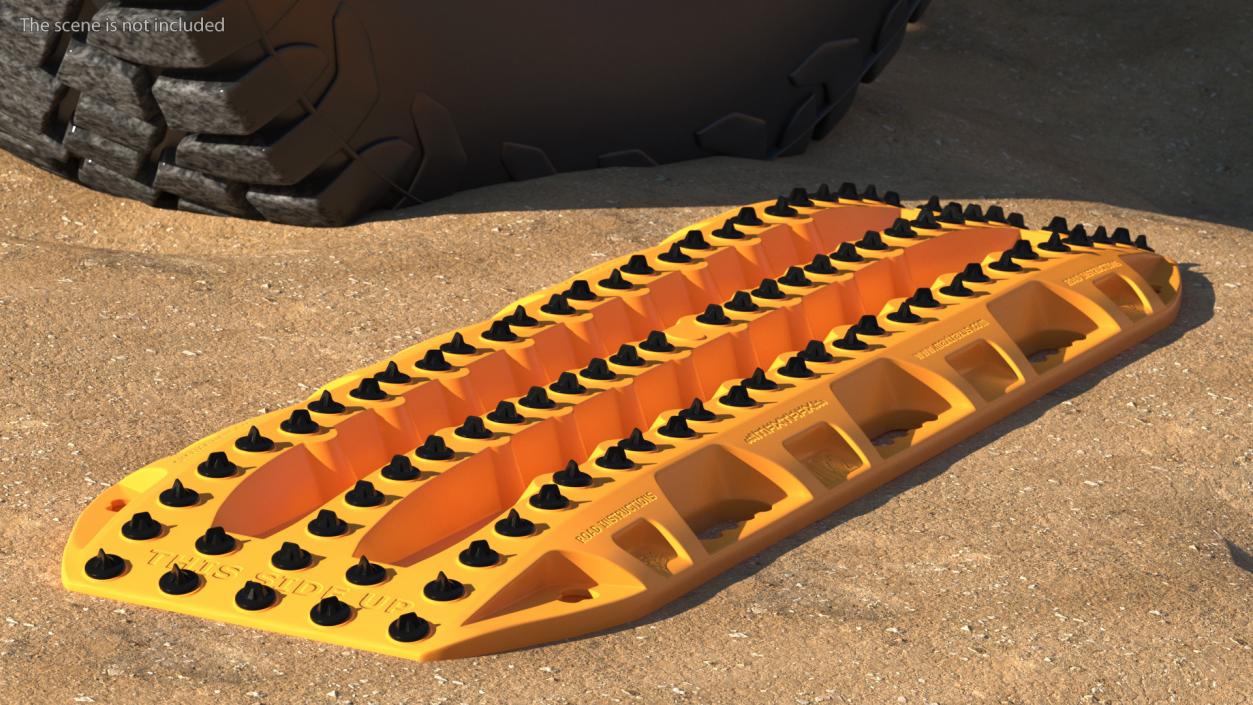 3D model Off Road Recovery Board Orange