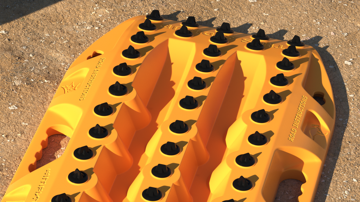 3D model Off Road Recovery Board Orange