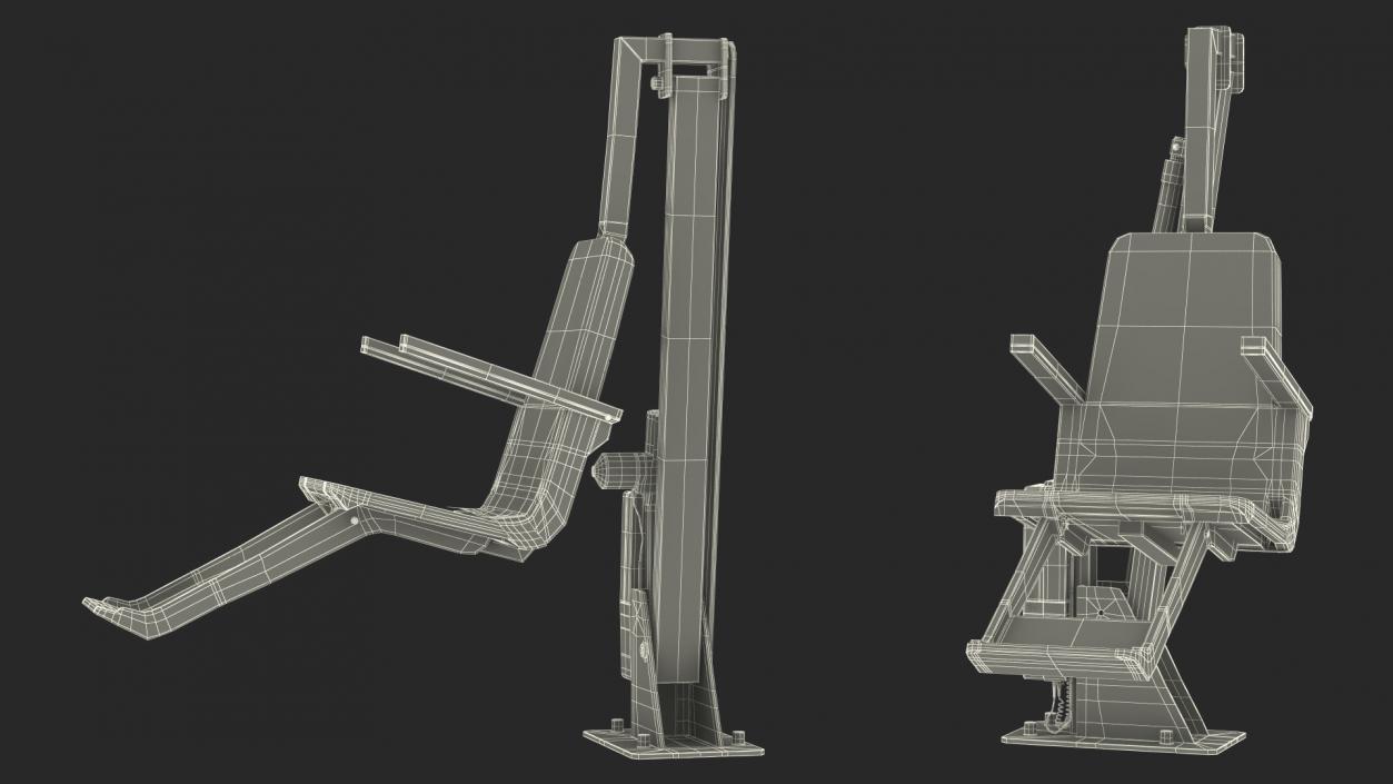 3D model Pool Lift Rigged for Cinema 4D