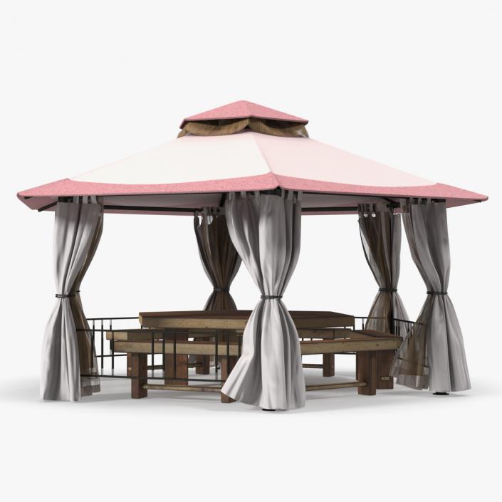 3D model Garden Fabric Gazebo