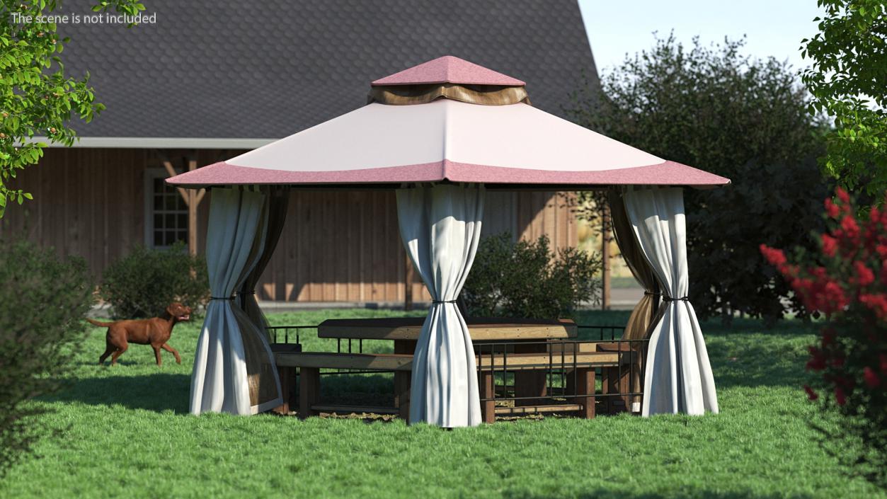 3D model Garden Fabric Gazebo