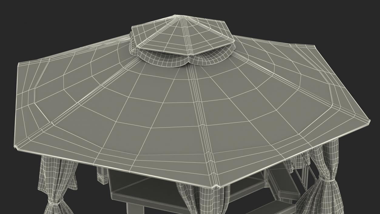 3D model Garden Fabric Gazebo