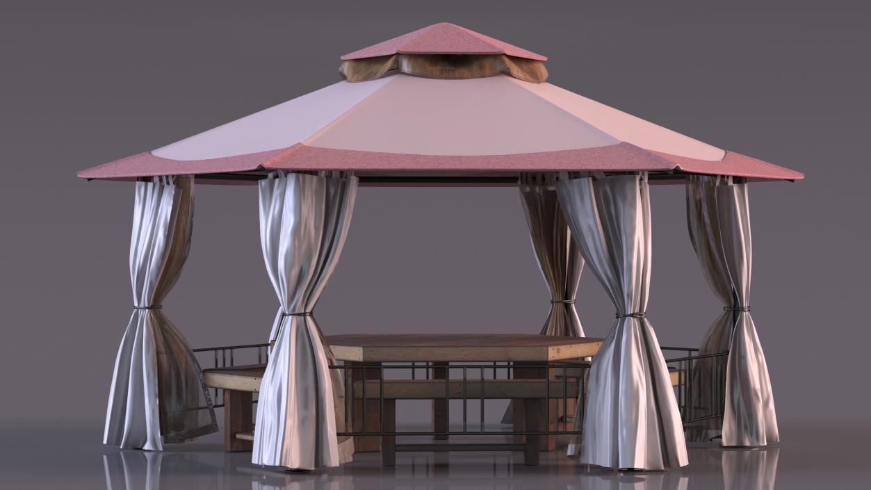 3D model Garden Fabric Gazebo