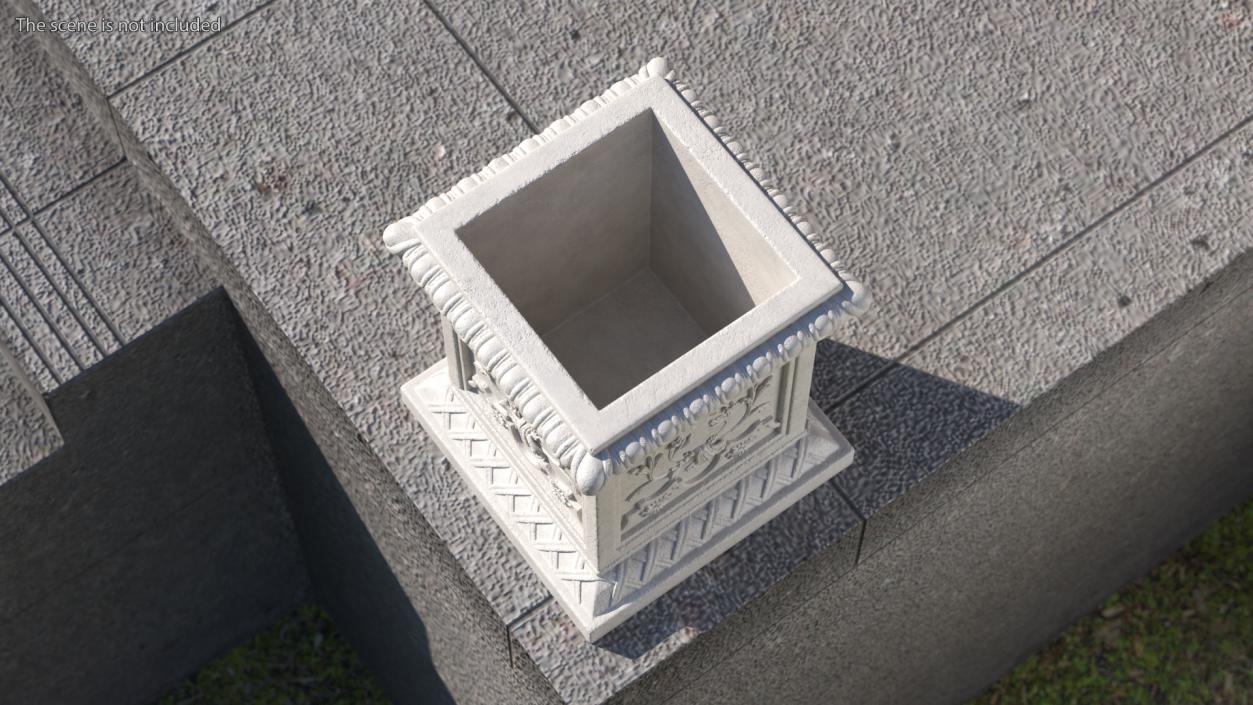 Provence Planter Box h50 3D model