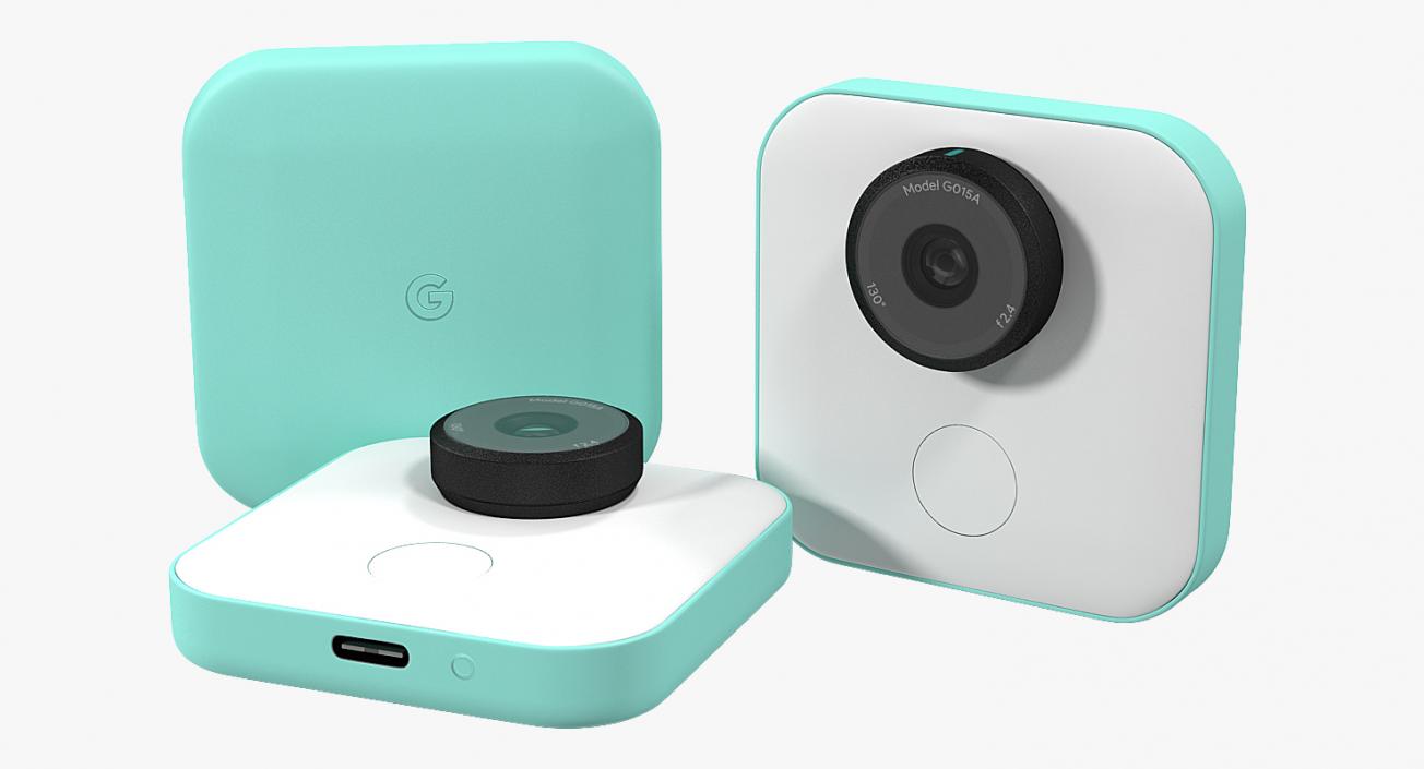 3D Google Clips Wireless Camera model