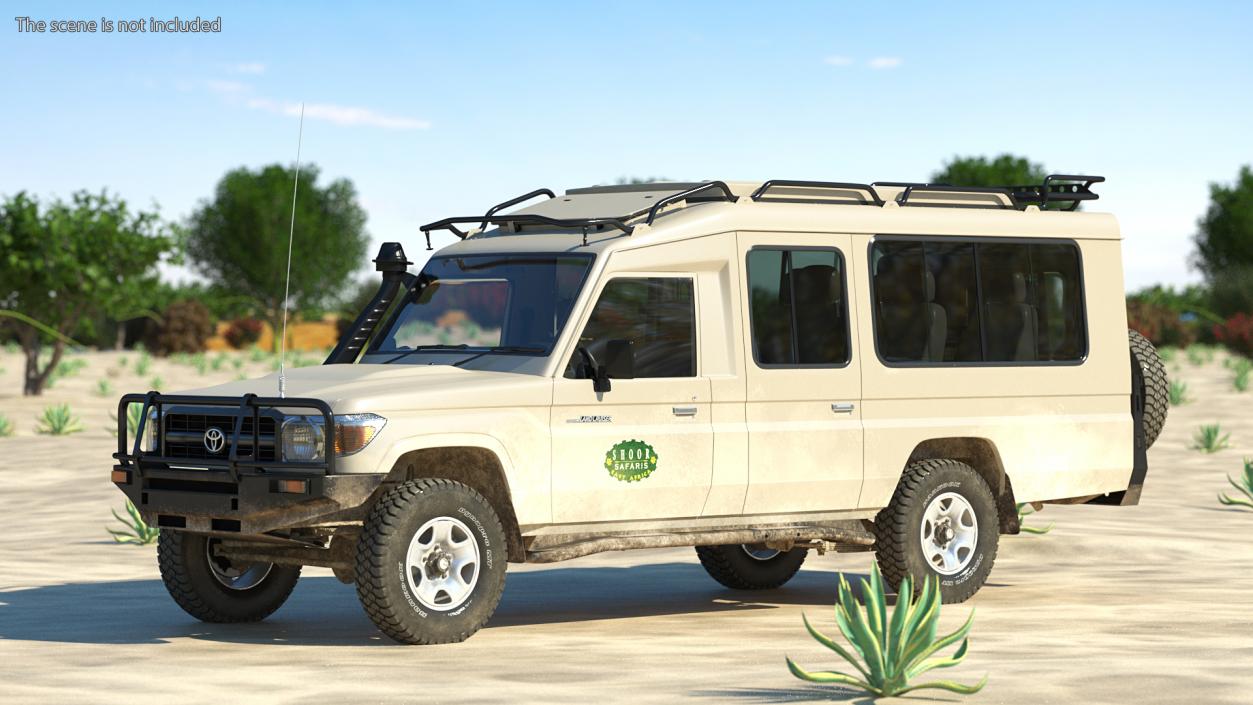 Toyota Land Cruiser Safari Beige 3D