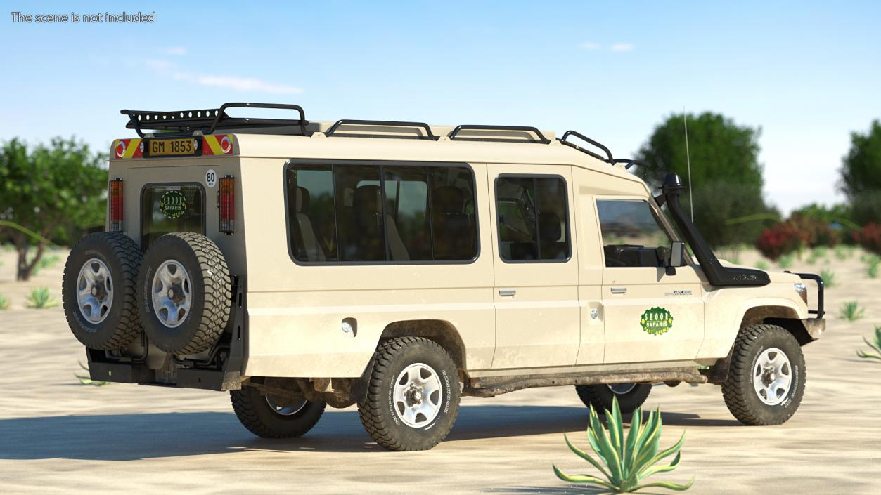 Toyota Land Cruiser Safari Beige 3D