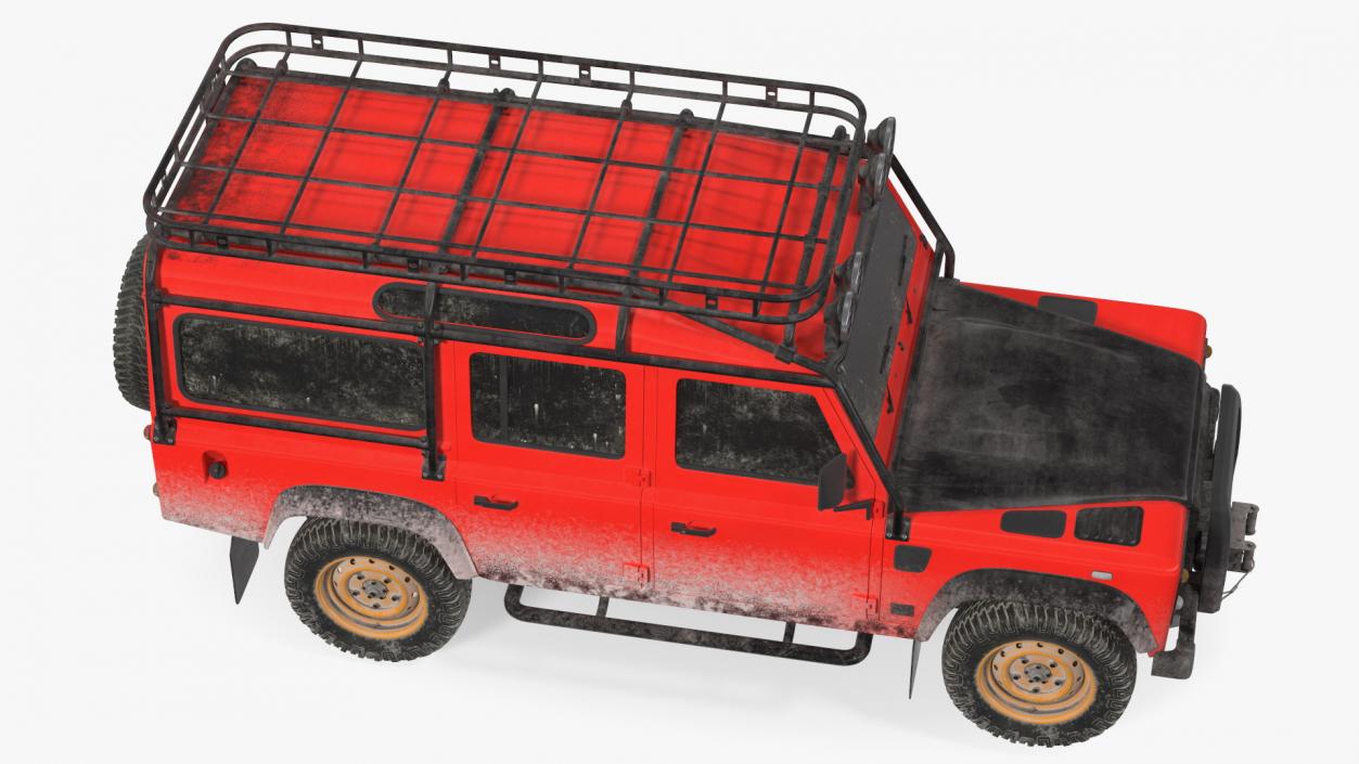 Dirty Off Road Car Exterior Only 3D