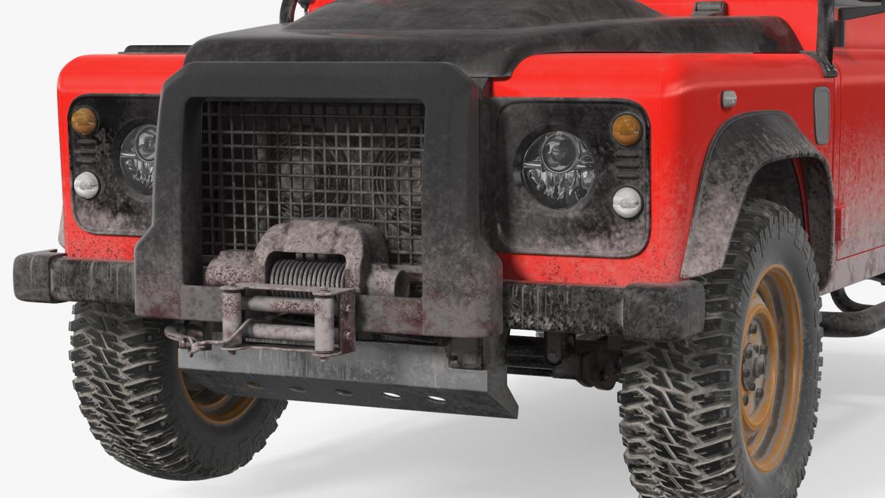 Dirty Off Road Car Exterior Only 3D