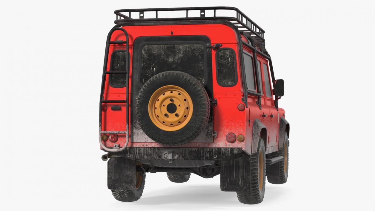 Dirty Off Road Car Exterior Only 3D