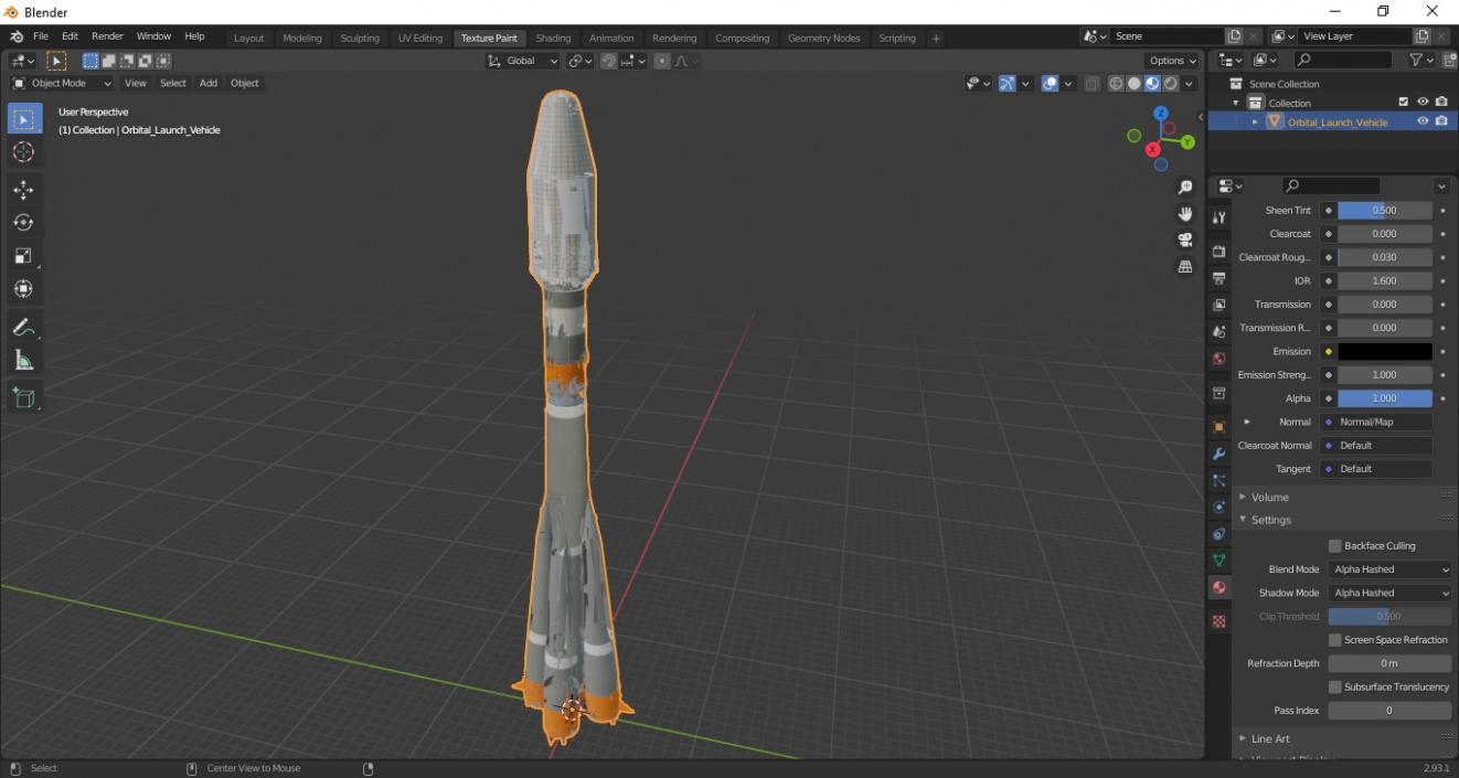 Orbital Launch Vehicle 3D