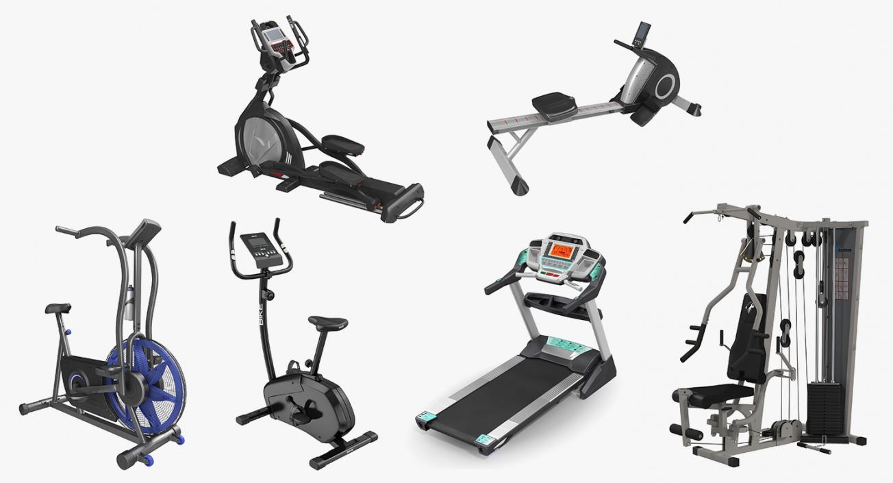 3D Exercise Equipment 3D Models Collection 2