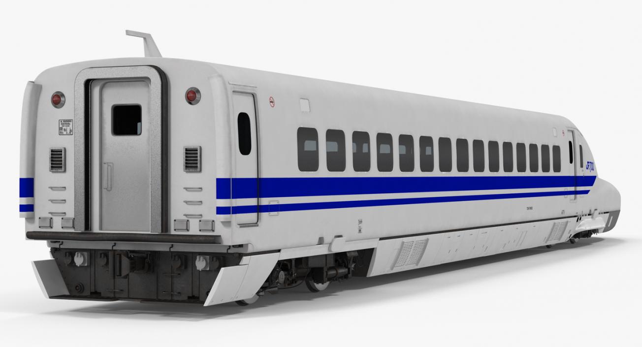 3D Bullet Train JR700 Locomotive Japan Railways Rigged