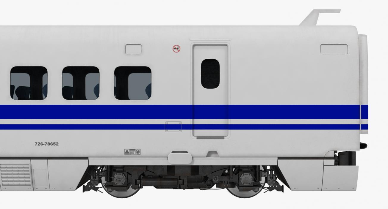 3D Bullet Train JR700 Locomotive Japan Railways Rigged