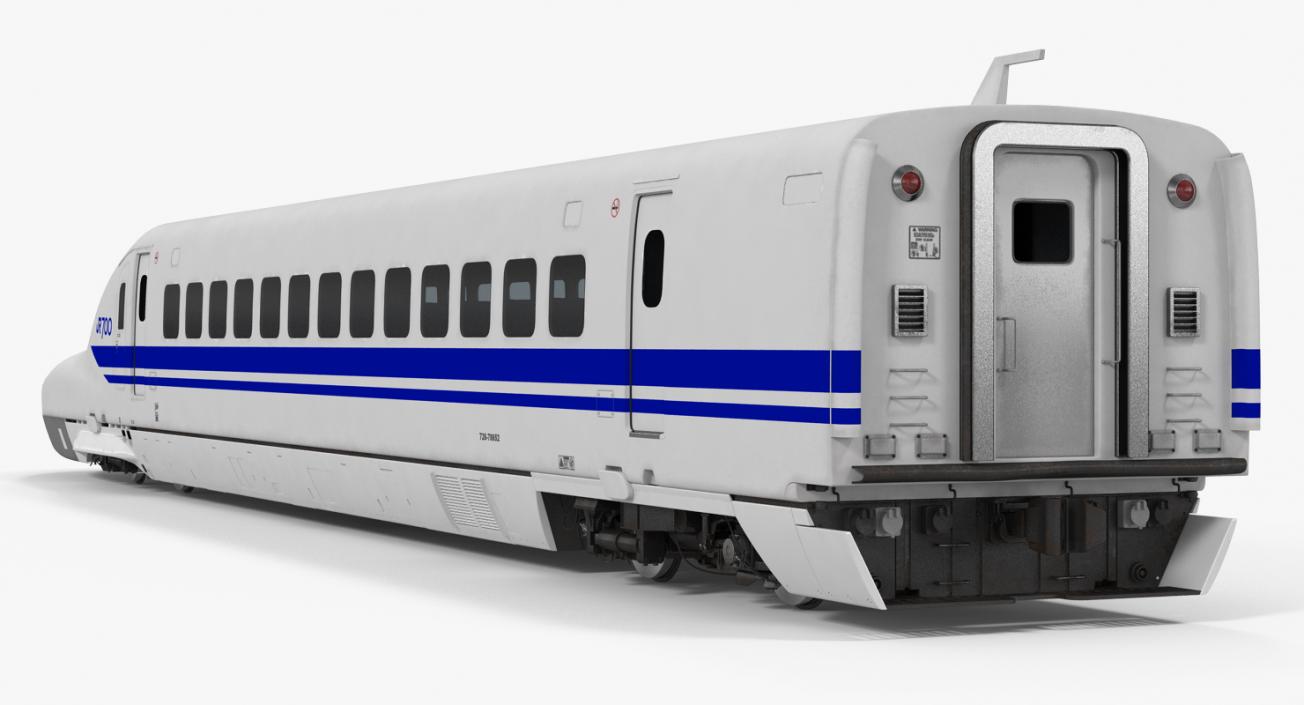 3D Bullet Train JR700 Locomotive Japan Railways Rigged