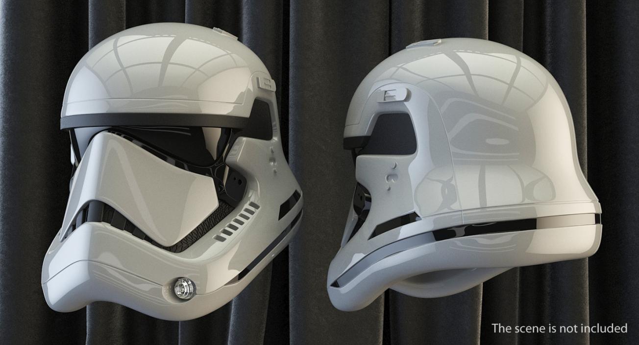 3D Stormtrooper Helmet Last Jedi First Order