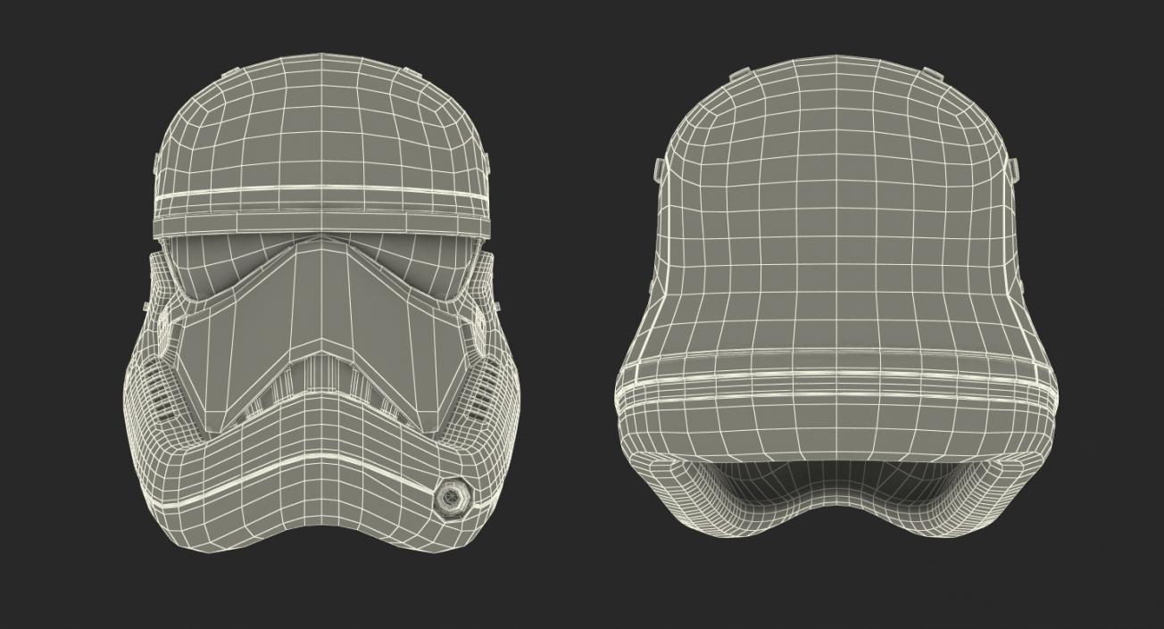 3D Stormtrooper Helmet Last Jedi First Order