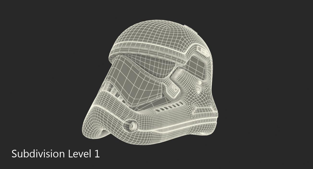 3D Stormtrooper Helmet Last Jedi First Order