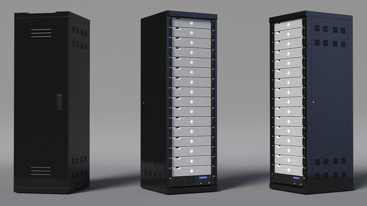 3D Dell PowerEdge Server Rack