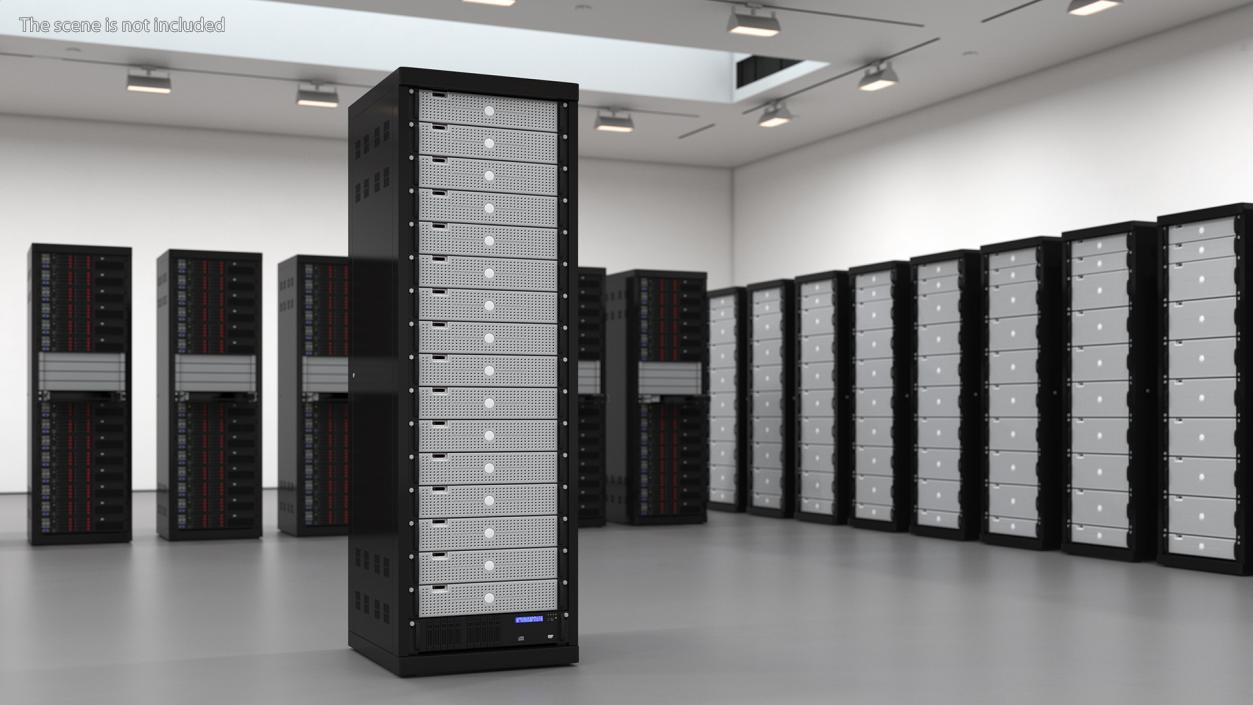 3D Dell PowerEdge Server Rack