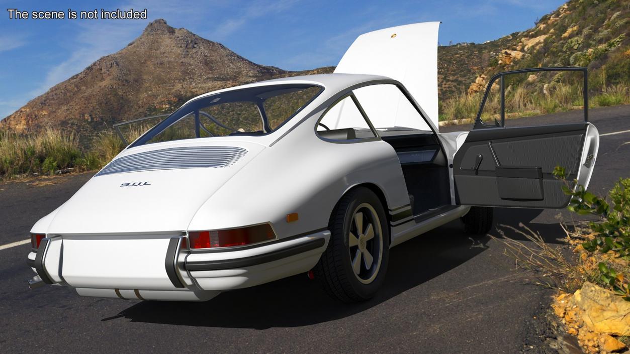 Retro and Modern Porsche 911 Collection 3D model